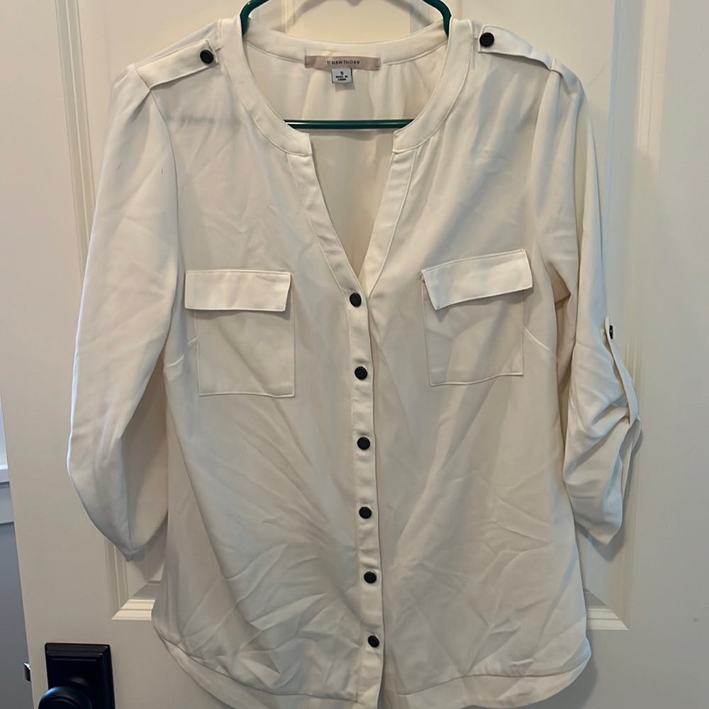 41 Hawthorn Cream Blouse